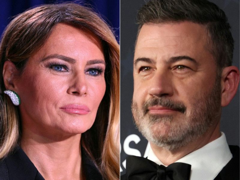 Melania Trump arremete contra Jimmy Kimmel por bromear con su eventual viudez tras ataque a Trump