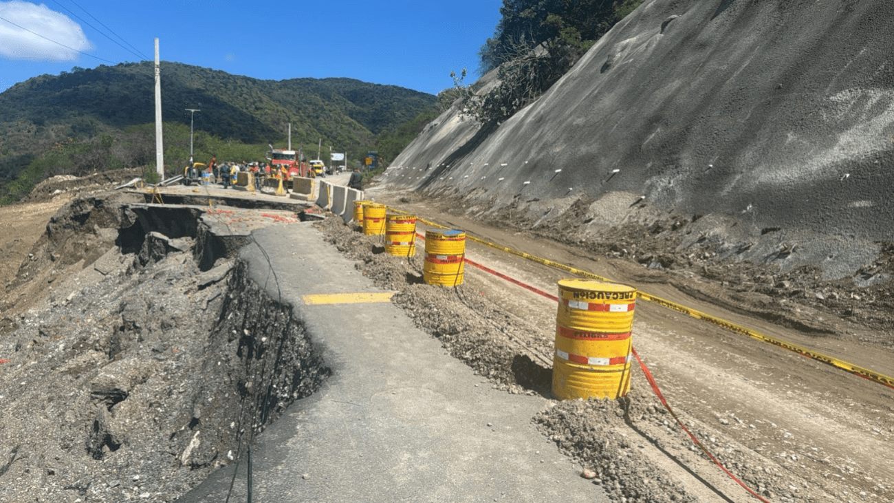 Cierre temporal en carretera Ocoa–Cruce de Ocoa por construcción de paso provisional