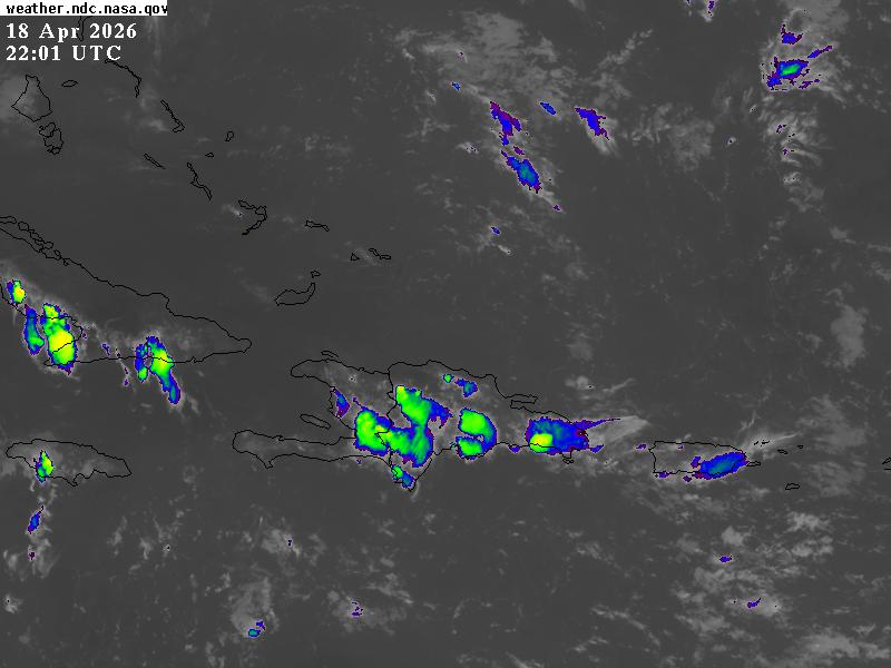 Lluvias siguen la noche de este sábado, pero disminuirán desde el domingo