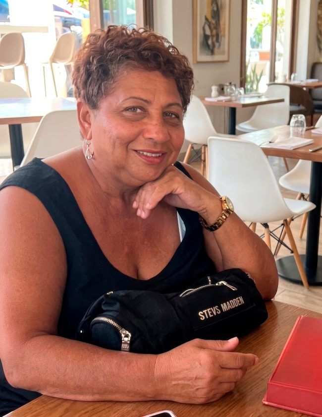 Rosalina Camilo, usuaria feliz del Corredor Independencia de Autobuses.