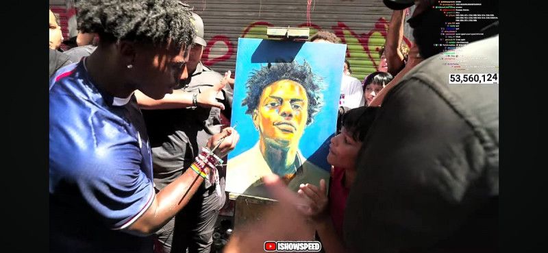 El streamer estadounidense Speed llega a Santo Domingo: recorre calles, juega vitilla y baila dembow