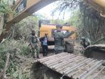 Medio Ambiente dice que desmantela maquinarias para evitar extracción de materiales en río Ocoa