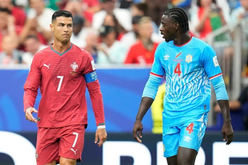 Cristiano Ronaldo y Portugal se duermen y Congo saca empate 1-1 en el Mundial Cristiano Ronaldo y Portugal se duermen y Congo saca empate 1-1 en el Mundial
