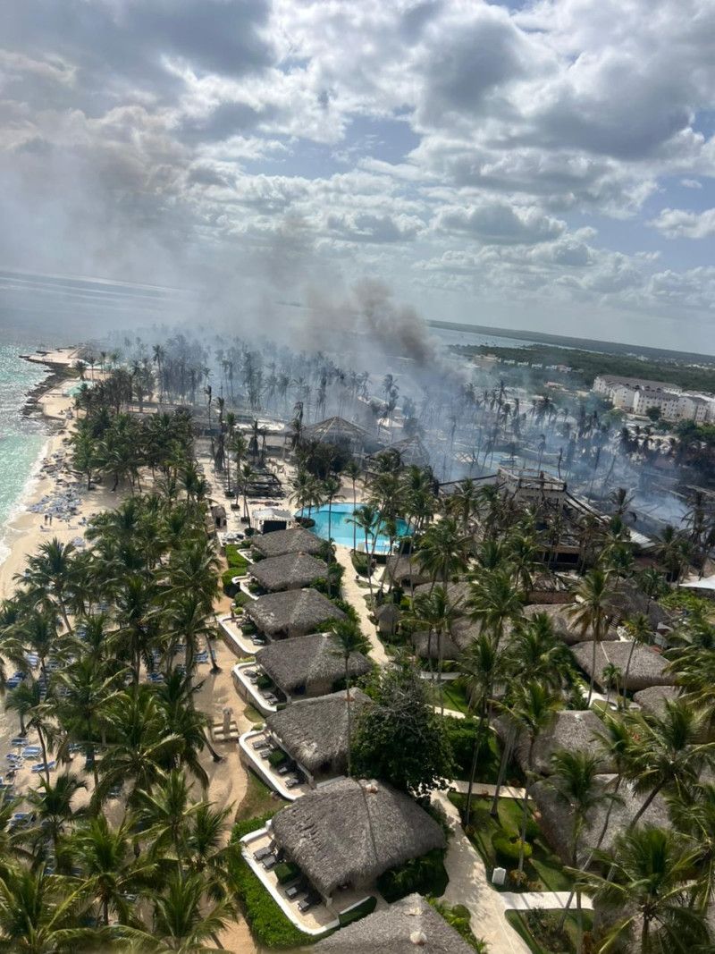 Fallece una de las turistas italianas alojadas en incendiado hotel de Bayahíbe