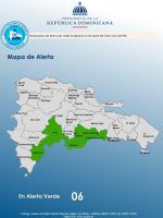 COE coloca al Gran Santo Domingo y a otras provincias en alerta verde por onda tropical