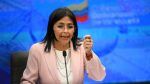 Delcy Rodríguez asegura que tiene un problema de salud, sin dar más detalles