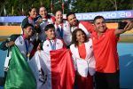 México conquista la medalla de oro en los relevos mixtos del triatlón