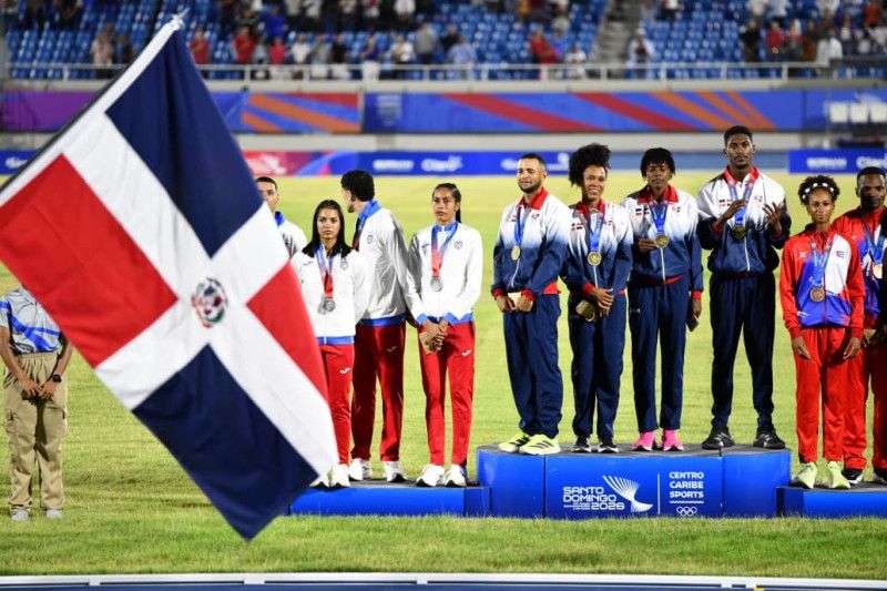 El atletismo y el basket 3X3 le dan un baño de oro a República Dominicana