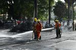 Reportan dos personas fallecidas tras explosión de tanquero en el Malecón
