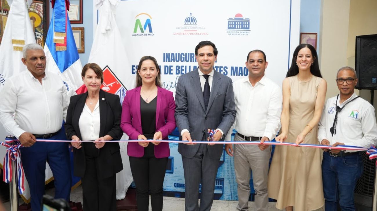 Cultura inaugura nuevo espacio para la formación de jóvenes talentos en la provincia Valverde