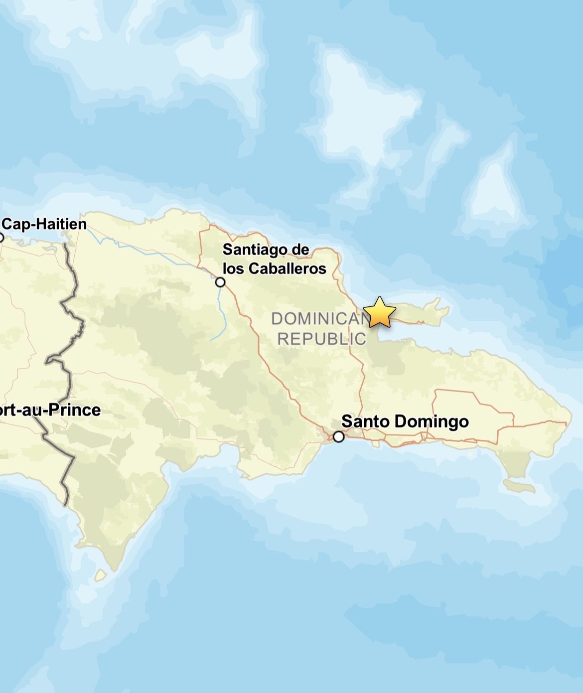 Sismo de magnitud 4.5 se registra en Samaná y es sentido en Santo Domingo