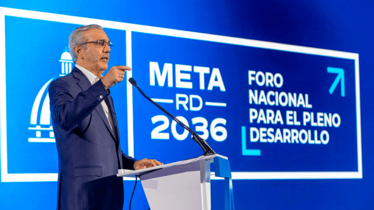 Abinader impulsa Meta RD 2036 en primer Foro Nacional para el Desarrollo