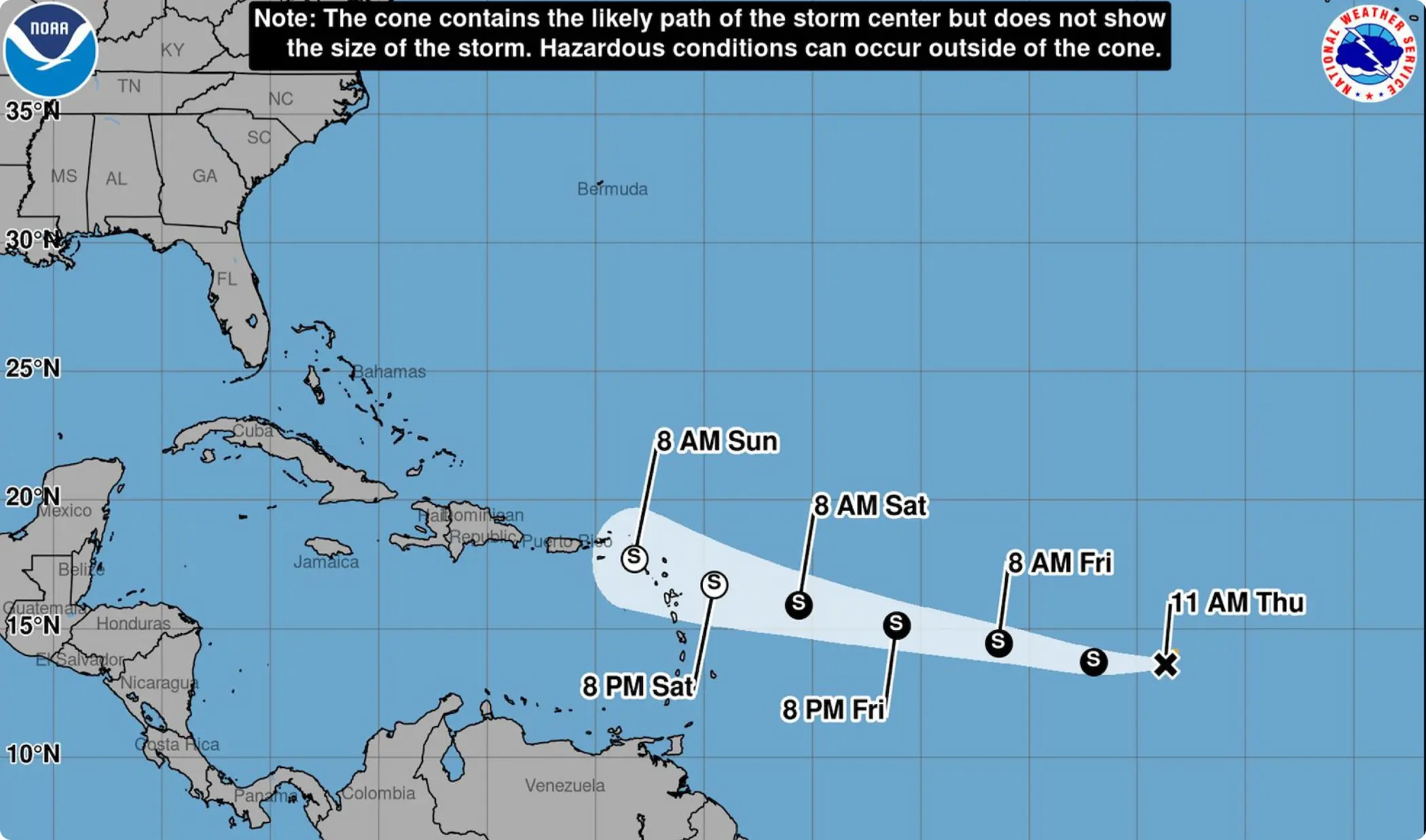Tormenta tropical Dolly se forma en el Atlántico
