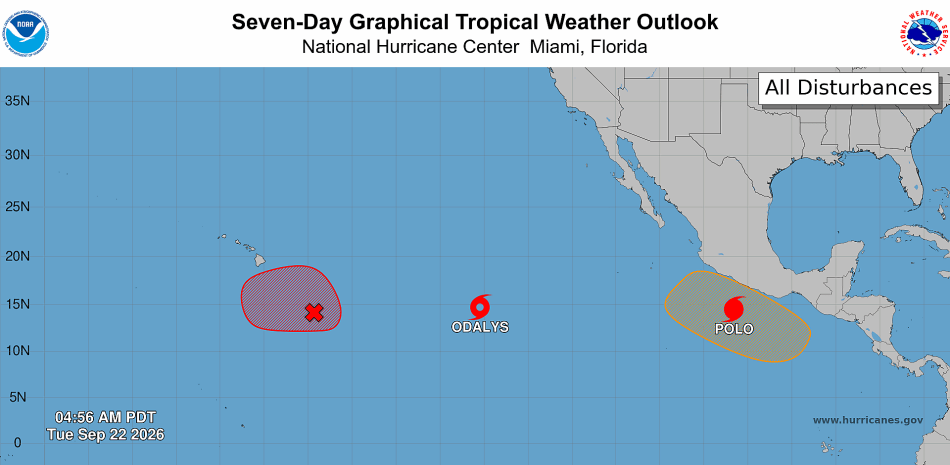 El huracán Polo se convierte en “una de las tormentas más fuertes jamás registradas” en México