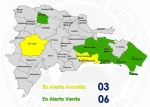 COE eleva a amarilla tres demarcaciones y mantiene seis en verde
