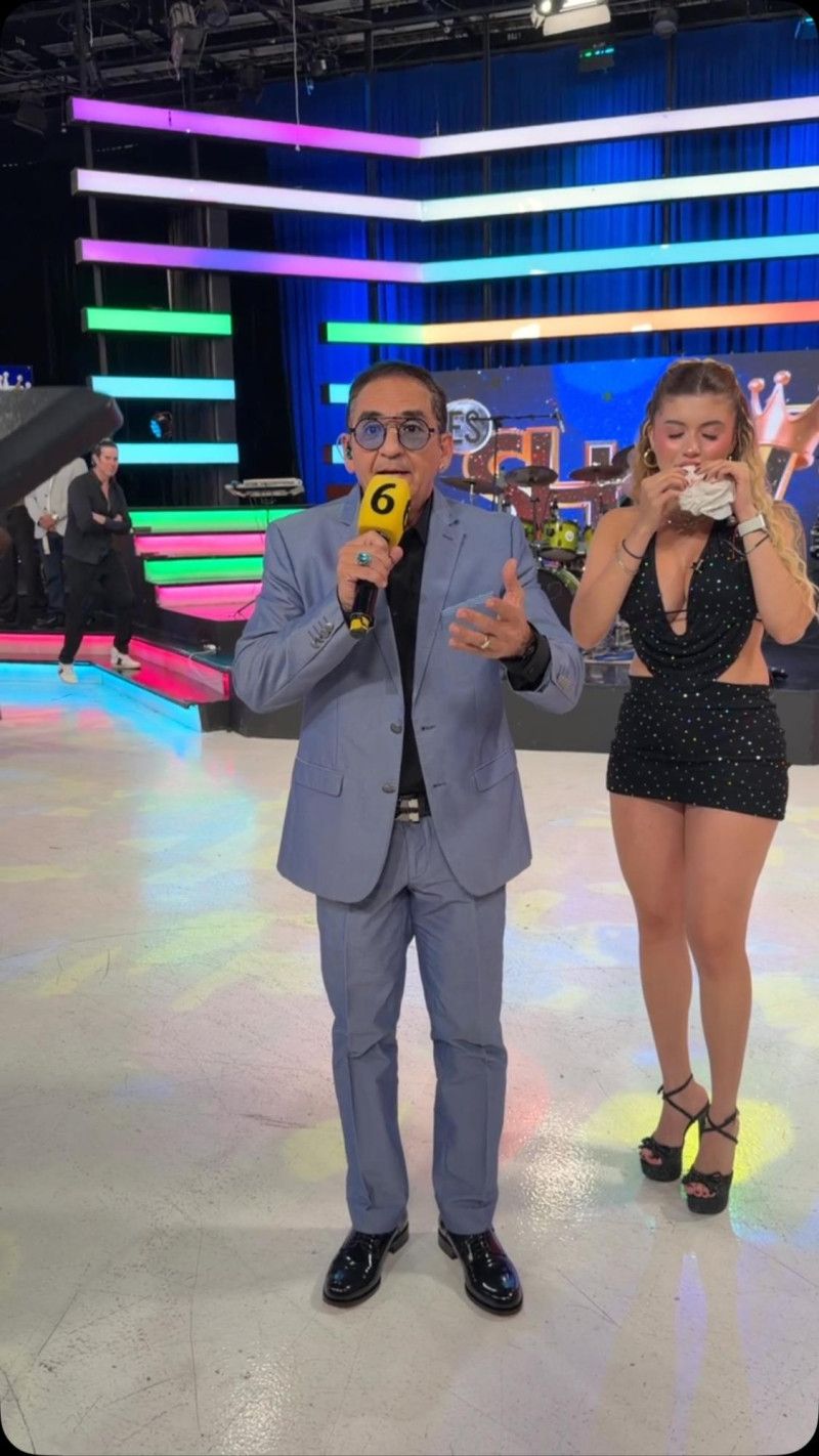 Modelo “se encuentra bien” tras presentador patear un dron durante programa de televisión