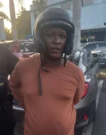 Policía Nacional apresa responsable de lanzar piedra contra vehículo de la artista Miriam Cruz