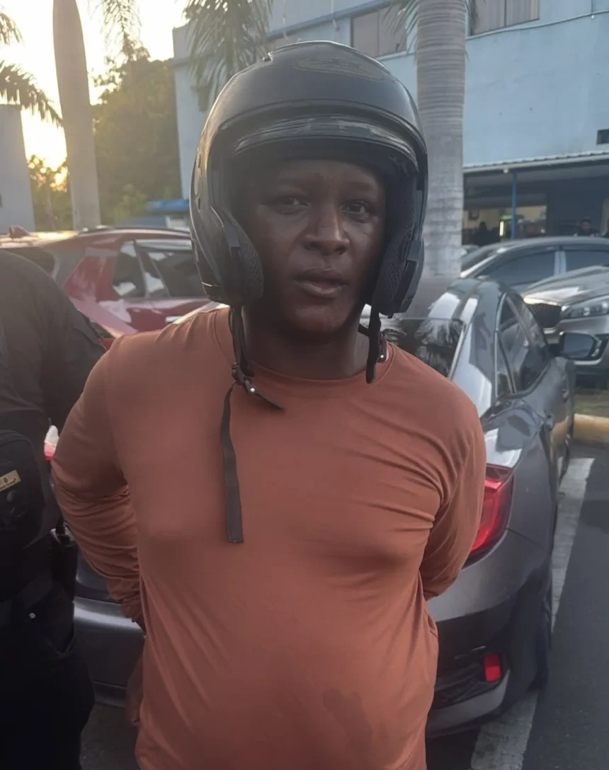 Policía Nacional apresa responsable de lanzar piedra contra vehículo de la artista Miriam Cruz