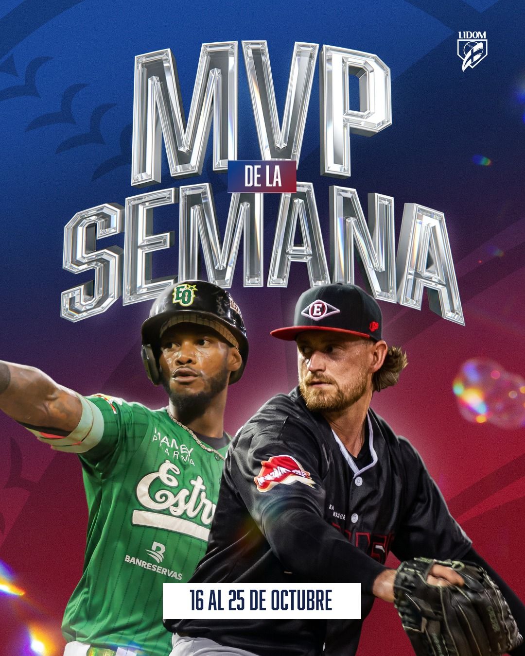 Raimel Tapia y Reid VanScoter son escogidos MVP de la Semana en LIDOM